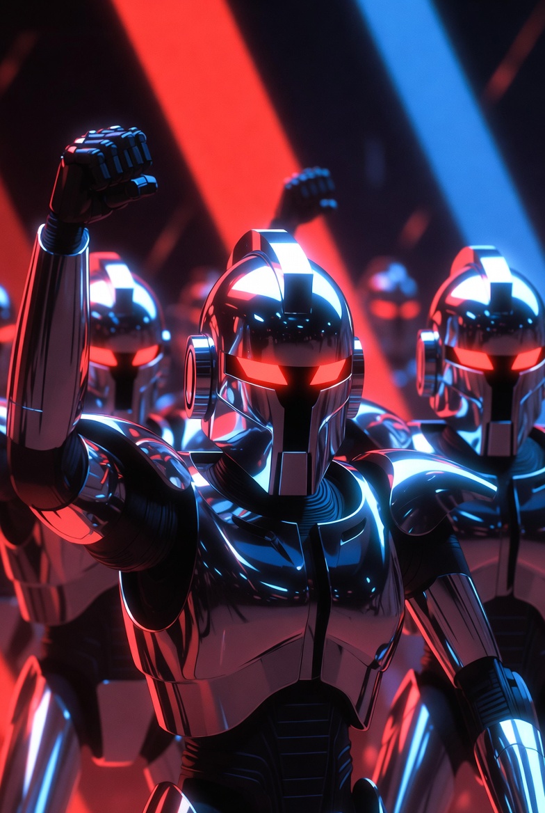 Image des cylons dans Battlestar Galactica dans mes inspirations
