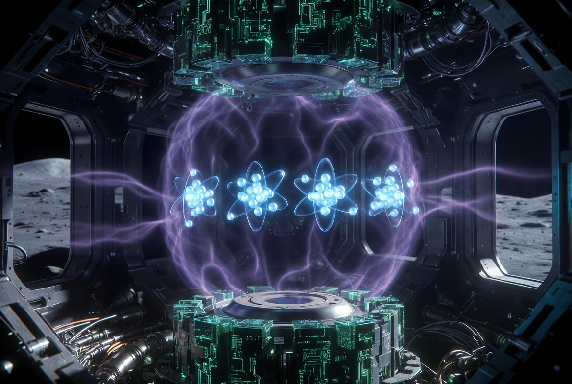 Vue d'artiste de la fusion nucléaire