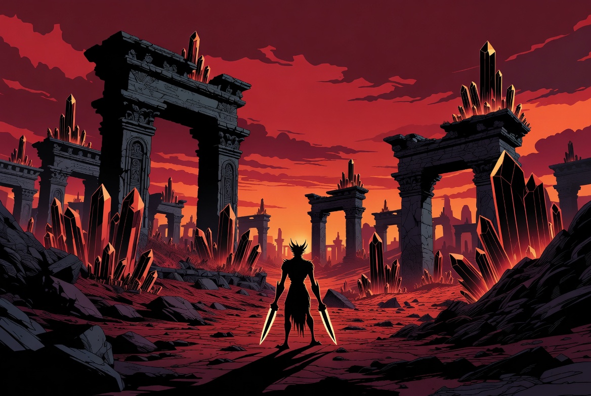 Image des tombeaux du temps de Hyperion dans mes inspirations