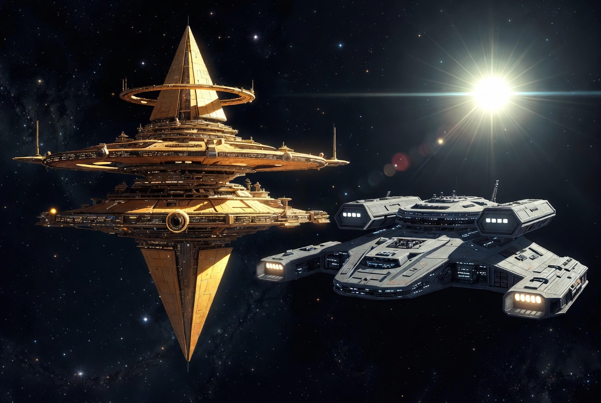 Image des vaisseaux spatiaux de Stargate dans mes inspirations