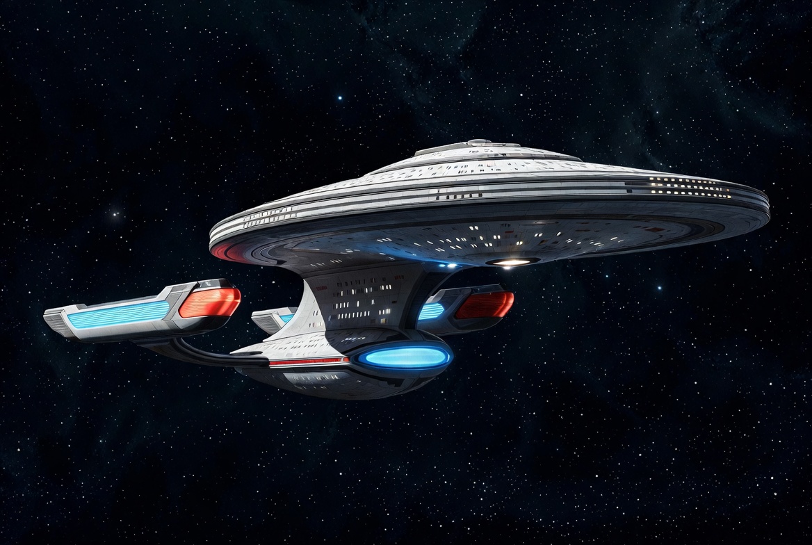 Image de l'Enterprise de Star Trek dans mes inspirations