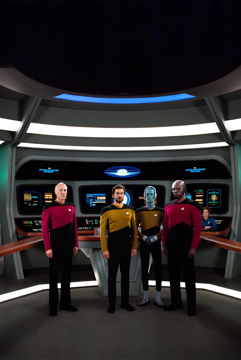 Image de l'équipage de Star Trek dans mes inspirations