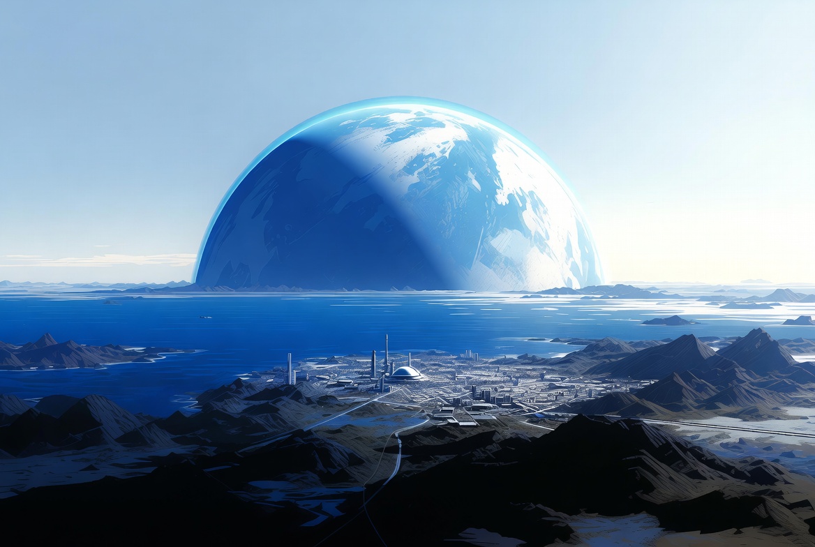 Image de la planète Terminus de Fondation dans mes inspirations