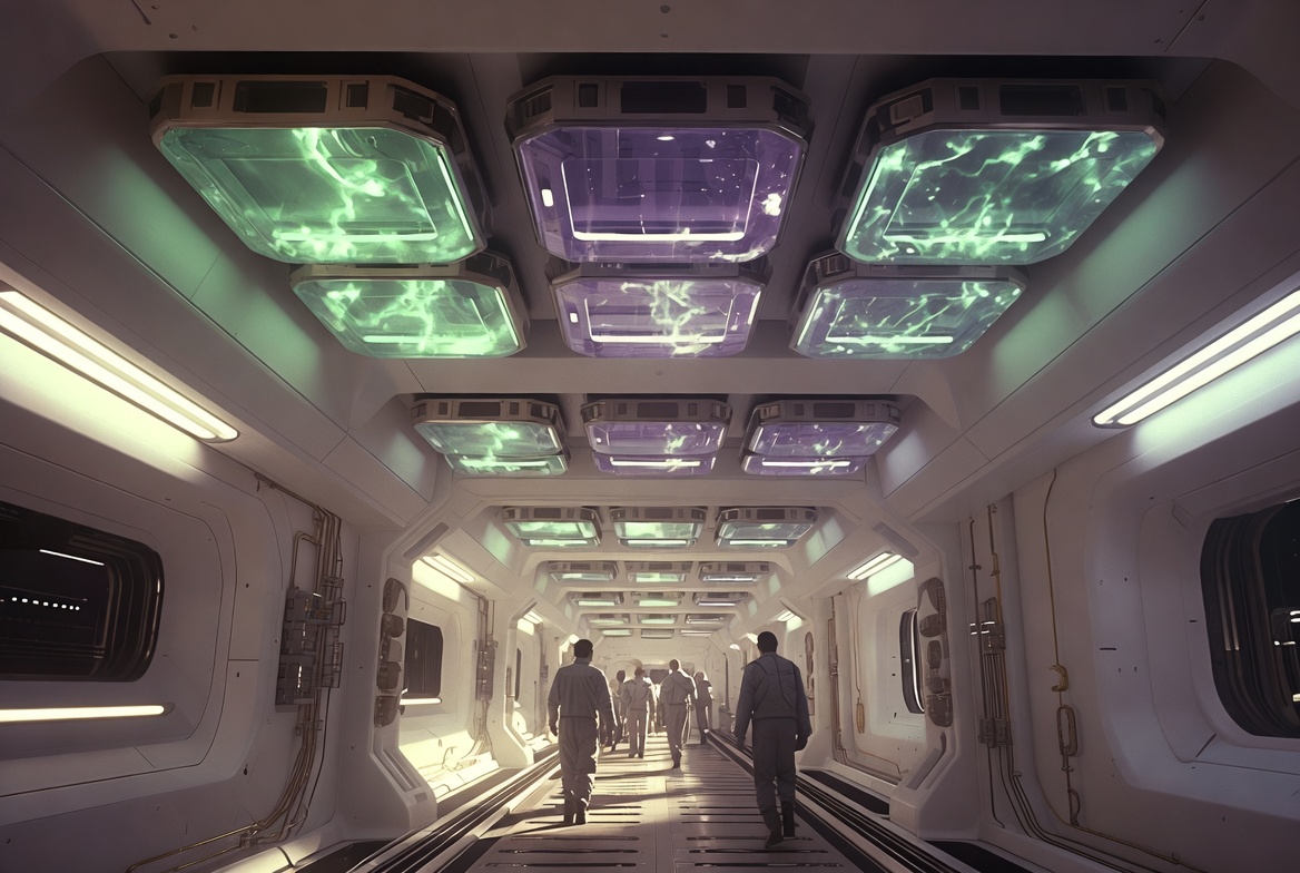 Exemple de plaque de gravité artificielle au plafond
