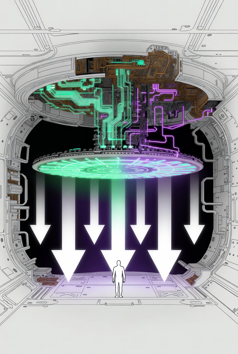 Schéma de fonctionnement de la plaque de gravité artificielle