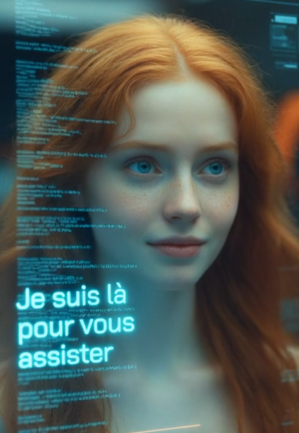 Photo d'illustration de l'intelligence artificielle Zara à l'écran